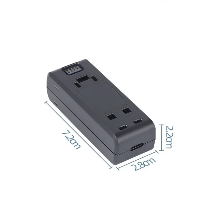 Portable Fast Dual Charging Battery Base Charger Hub Neutral for 360 ONE RS R Edition Panorama Action Camera