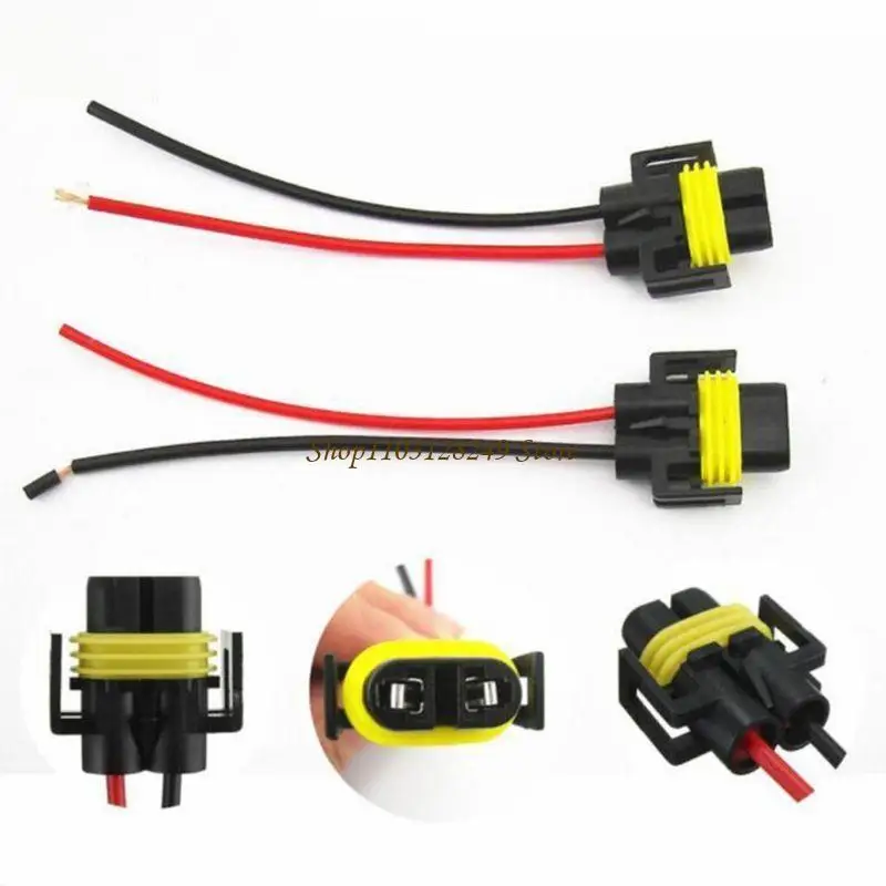 

N5KD 2Pcs H11 H8 Headlight Fog Lamp Conversion Wiring Harness for Car Truck