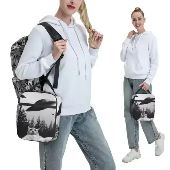 

Insulated Lunch Bag Large Meme Lunch Container Cooler Bag Lunch Box Tote Beach Outdoor Men Women