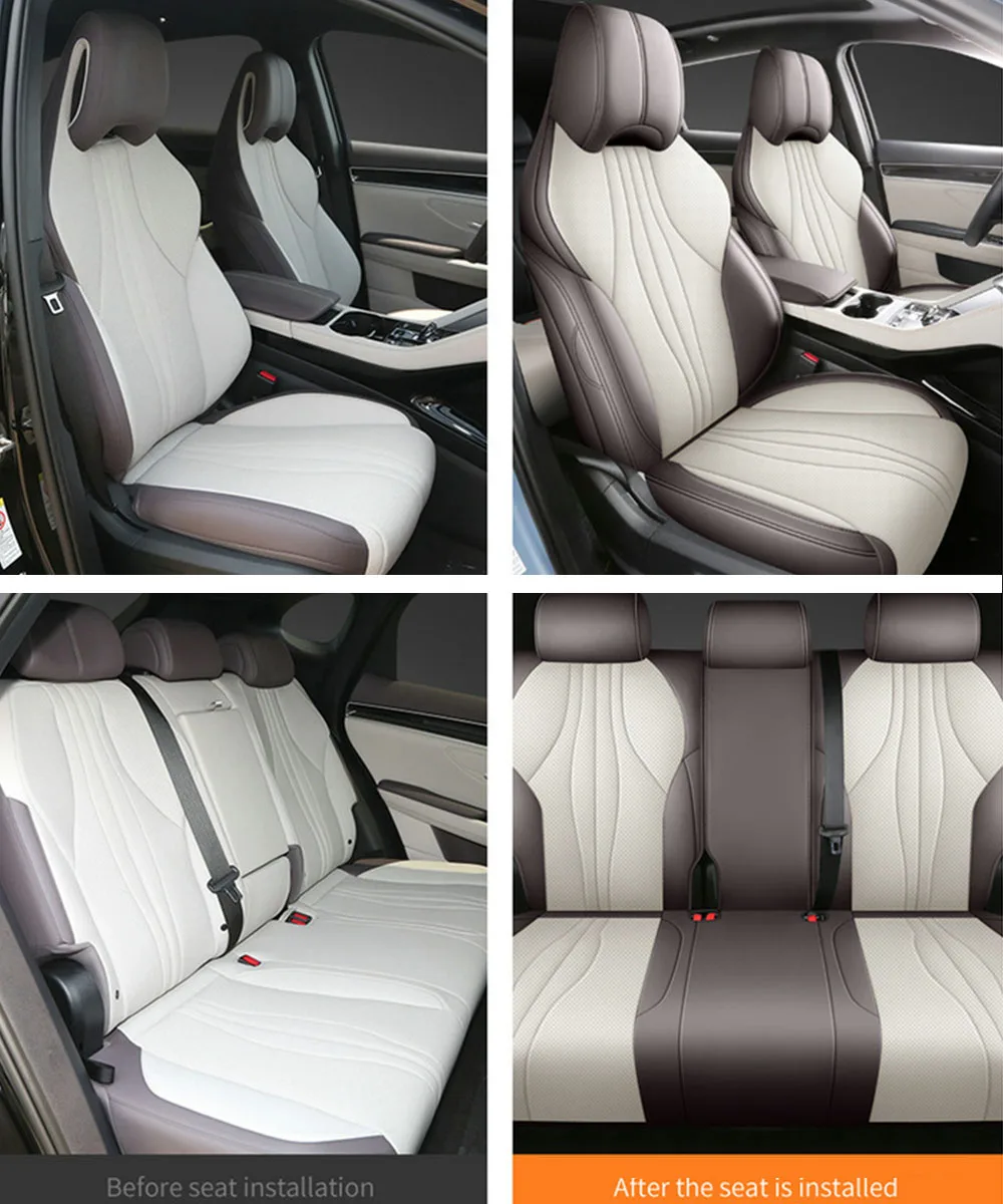 جلد نابا مخصص لـ BYD Sealion 6 Seal U Song Plus DM-i 2025 ملحقات داخلية شحن مباشر مجموعة كاملة للشتاء