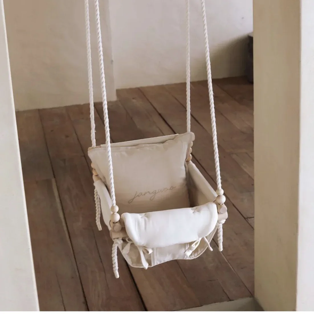 Baby Photography Props Home Indoor Ins Style Swing Baby Small Hanging Basket Swing Cloth Rocking Chair Children Hanging Chair