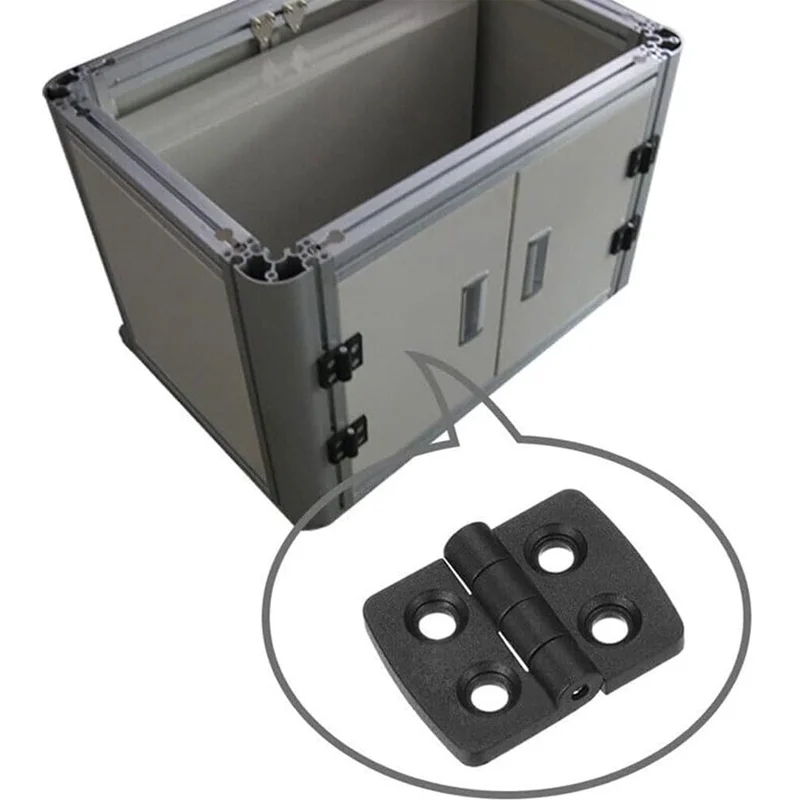 Small Door Hinges Nylon Plastic Butt Window Door Bearing Hinge Cabinet Drawer Jewellery Box Hinges for Furniture Hardware