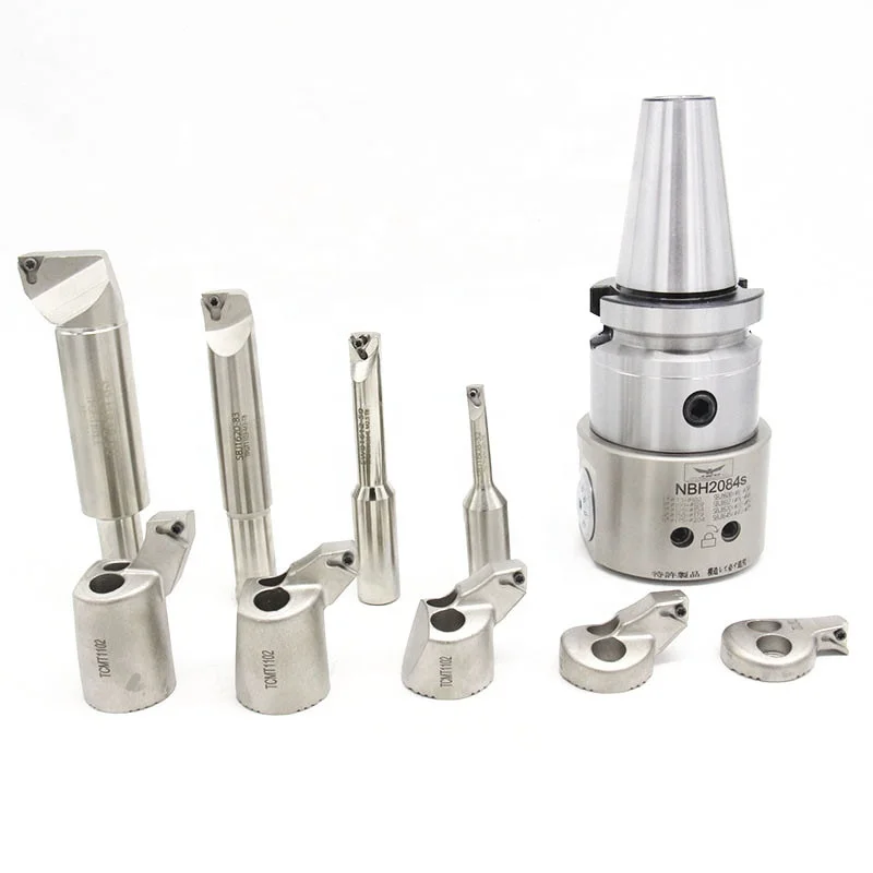 

BT30 BT40 BT50 Micro NBH2084S Adjustable Boring Head Set BT40 NBH2084S 8PCS Boring Cutter