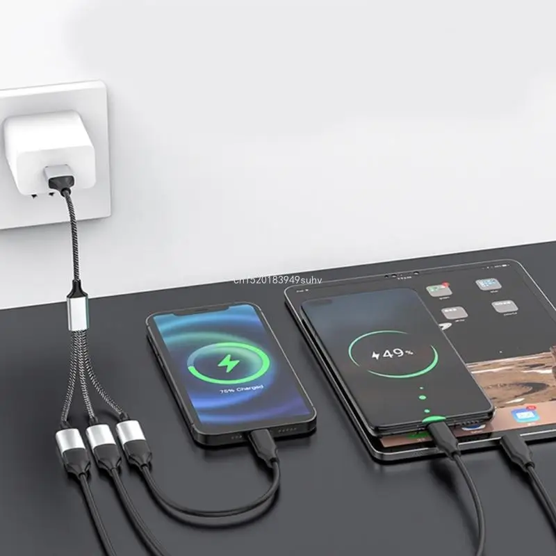 28/30ซมสาย USB Splitter CABLE USB ชายกับ3/2 USB 2.0ตัวเมียสายไฟต่อ, USB ฮับข้อมูลอะแดปเตอร์แยก