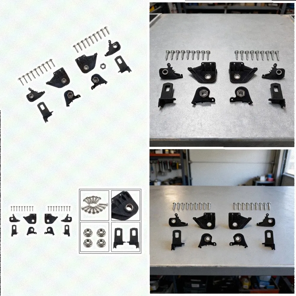 Headlight Bracket Holder Front Pair for MINI Countryman R60 2010-2016 Paceman R61 2012-2016 Part Number 61119807304