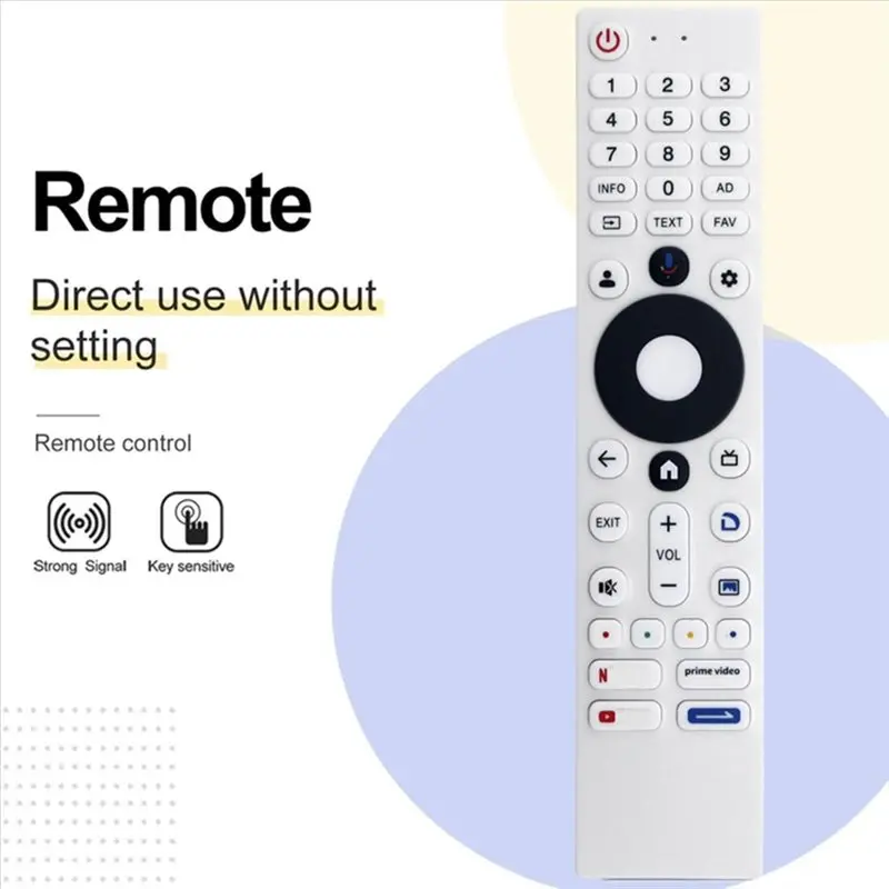 ABZW For Skyworth TV Replacement HS-8C21J-00 Voice Remote Control- HS-8C21J-00 Remote Control