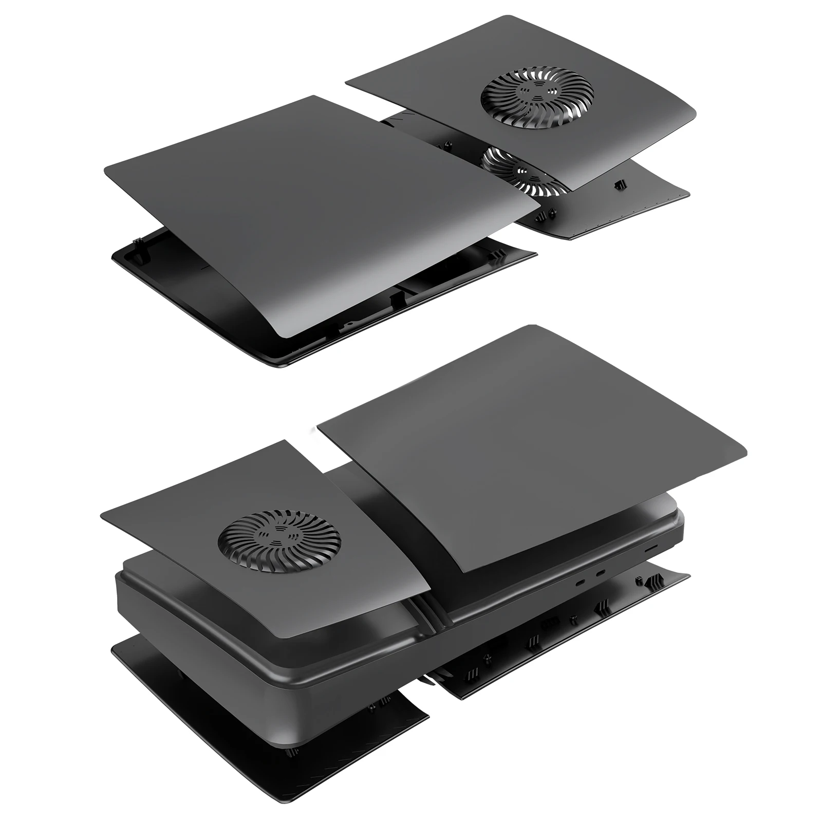 Painel de substituição respirável para ps5 pro console de edição digital para p5 pro edição digital caso de substituição escudo do console de jogo