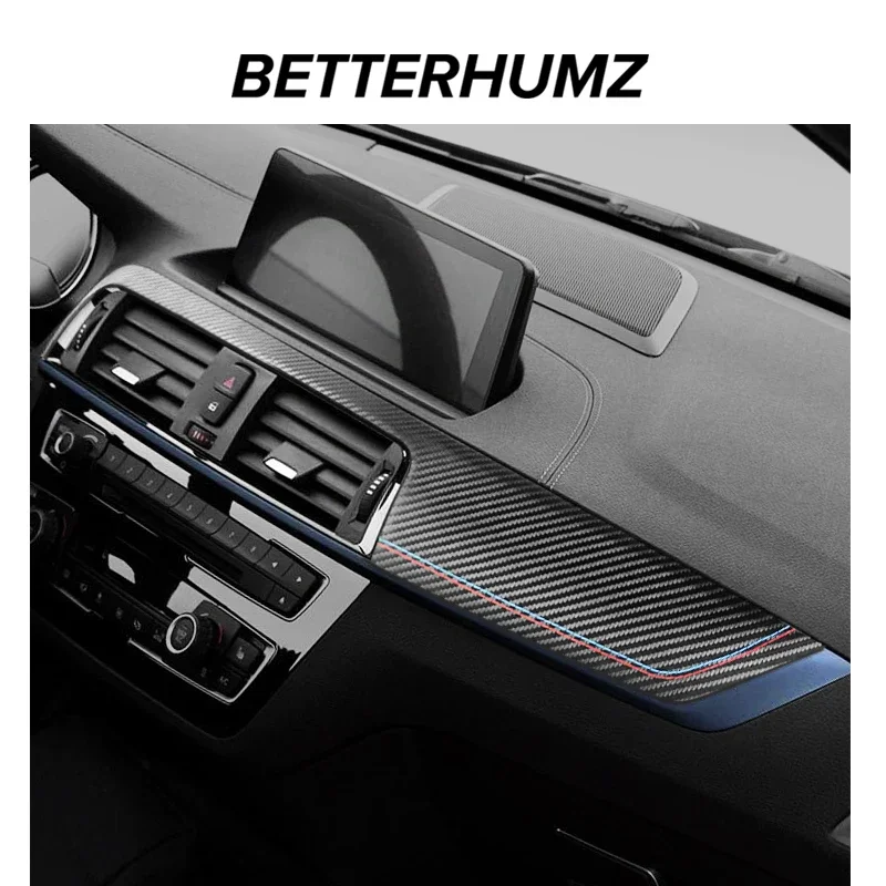 For BMW F20 F21 F22 F23 Made of Alcantara Car Interior Dashboard Panel Instrument Trim Cover M Performance Sticker Accessories