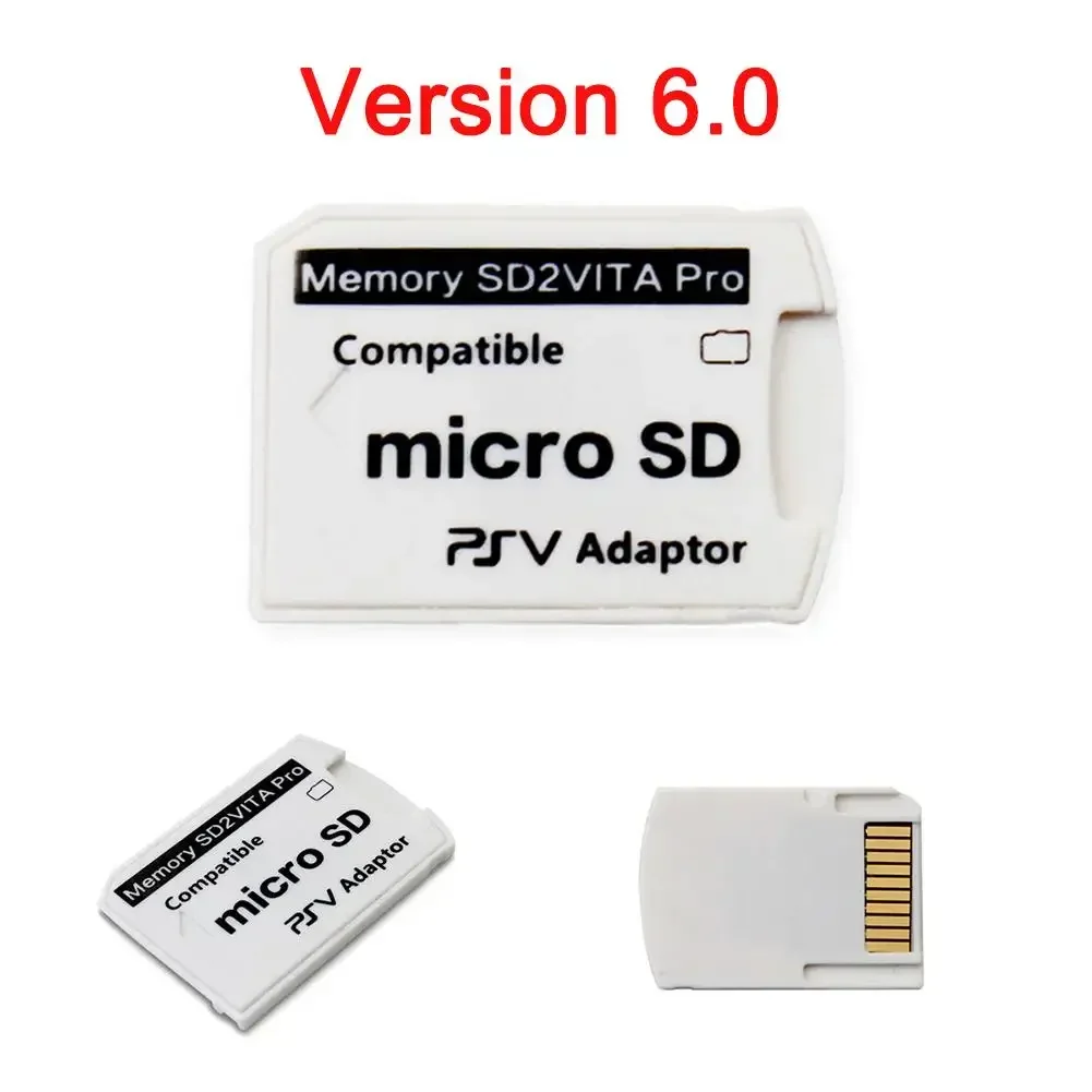 V6.0 SD2VITA PSVSD Memory Card Adapter For PSVita Henkaku 3.65 System 1000 2000 TF Card Converter Memory Card is not included