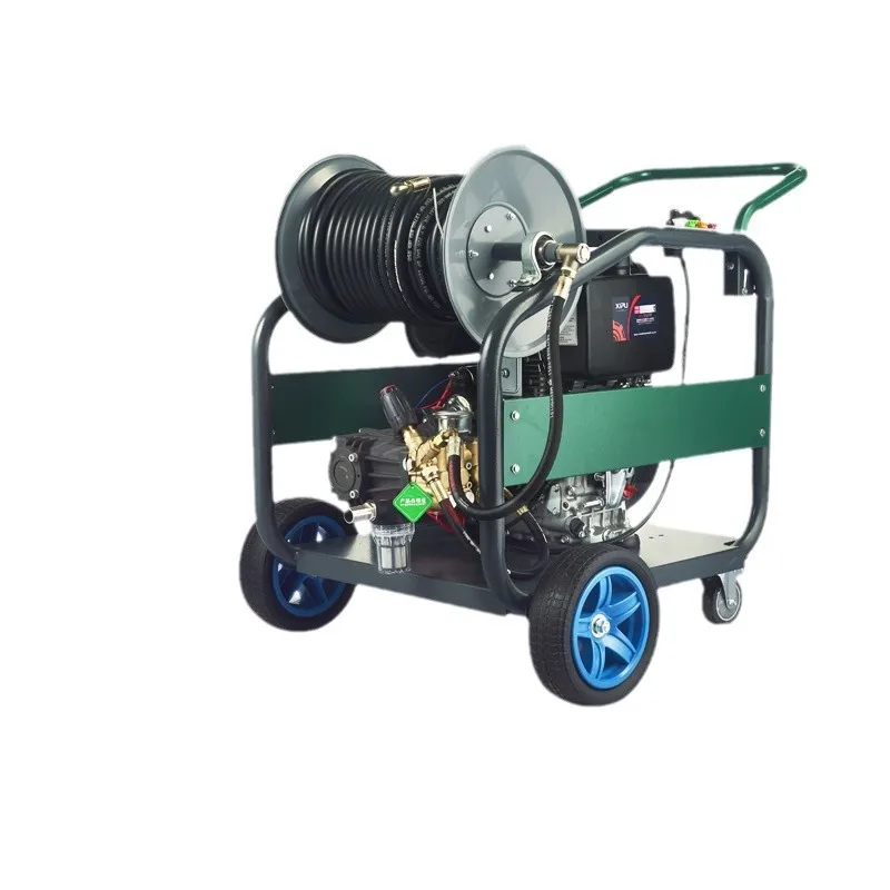 Diesel gasoline high pressure washer high power property scrubbing manual water gun pipeline dredging machine