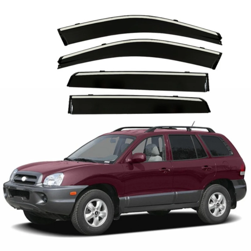

Applicable for Hyundai Santa Fe Ix45 Window Visor Transparent Material Rain Visor Awnings Professional Automobiles Accessories