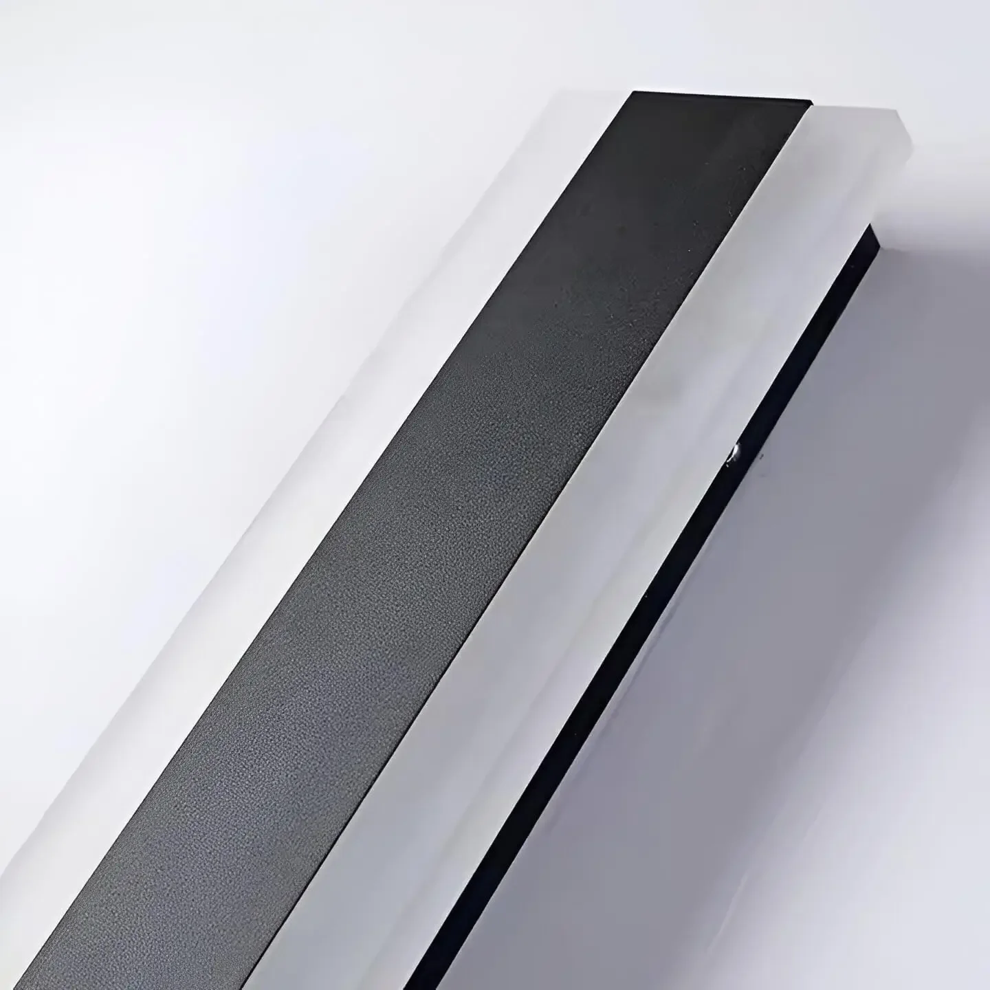 مصباح حائط طويل LED خارجي خارجي مقاوم للماء باللونين الأسود والأبيض لتصميم شريط طويل لشرفة المرآب #6