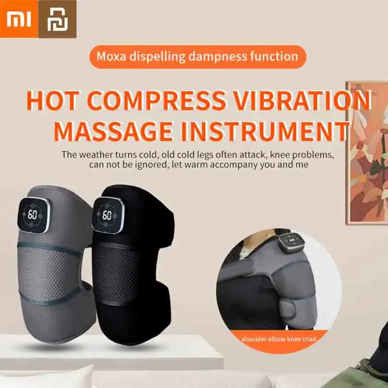 Xiaomi Youpin Heating knee Massager Keep Warm Shoulder Brace Vibration Heating Massage 3 Adjustable Modes Joint Massage Home New