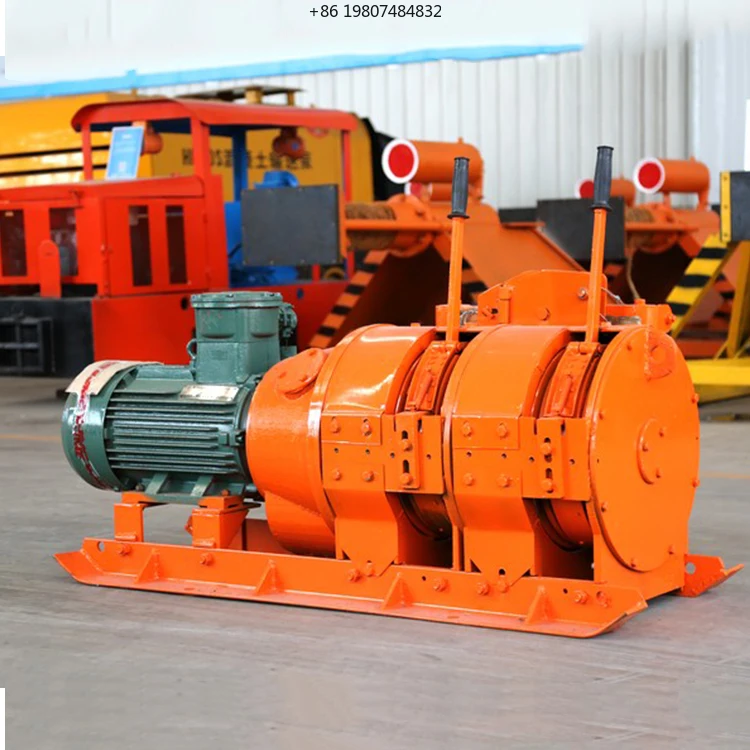 for Open-pit Ore Handling China Coal Brand High Speed Double Drum Winch with Efficient Motor and