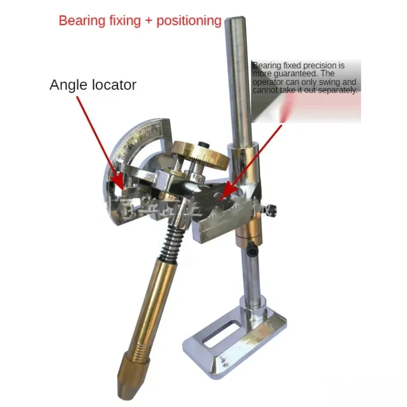 Gem faceted polishing machine, jewelry angle polisher, wheel handle and hairpin