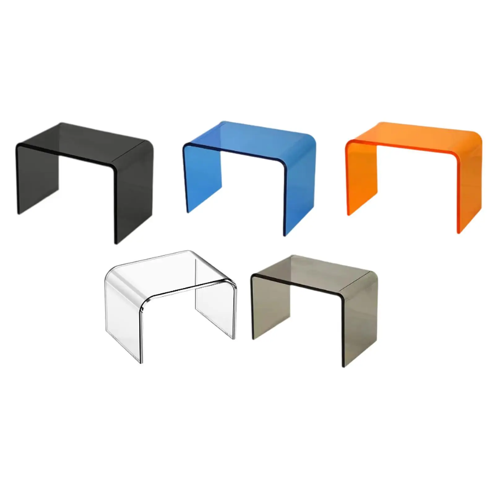 مقعد استحمام من الأكريليك، مقعد استحمام مضاد للانزلاق، متعدد الوظائف، ثابت للأطفال، مسند قدم لغرفة النوم والمرحاض #3