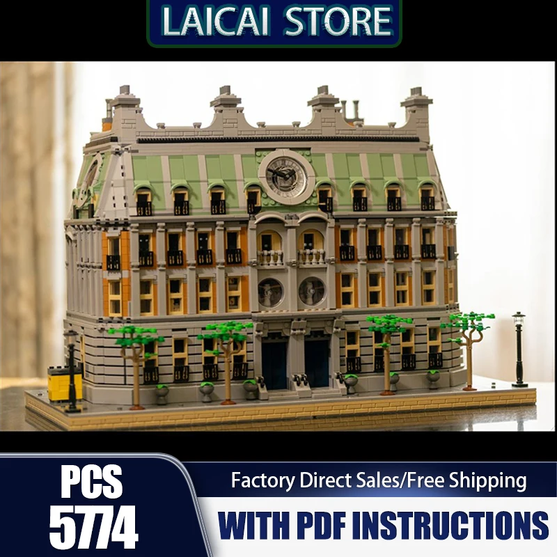 

Городской вид на улицу Moc, строительные кирпичи, природный музей истории, строительные технологии, модульные блоки, подарки, рождественские игрушки, сборка своими руками