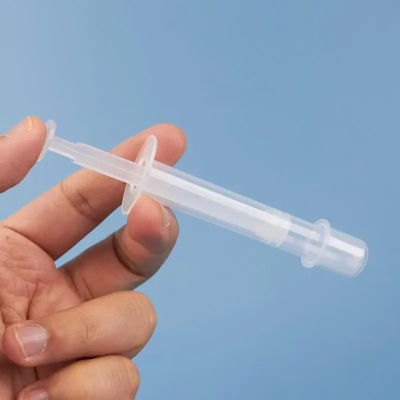 1/5-Pack New Round-Head Syringe, Suitable For Extracting Liquids, Gels, And Paste-Like Substances