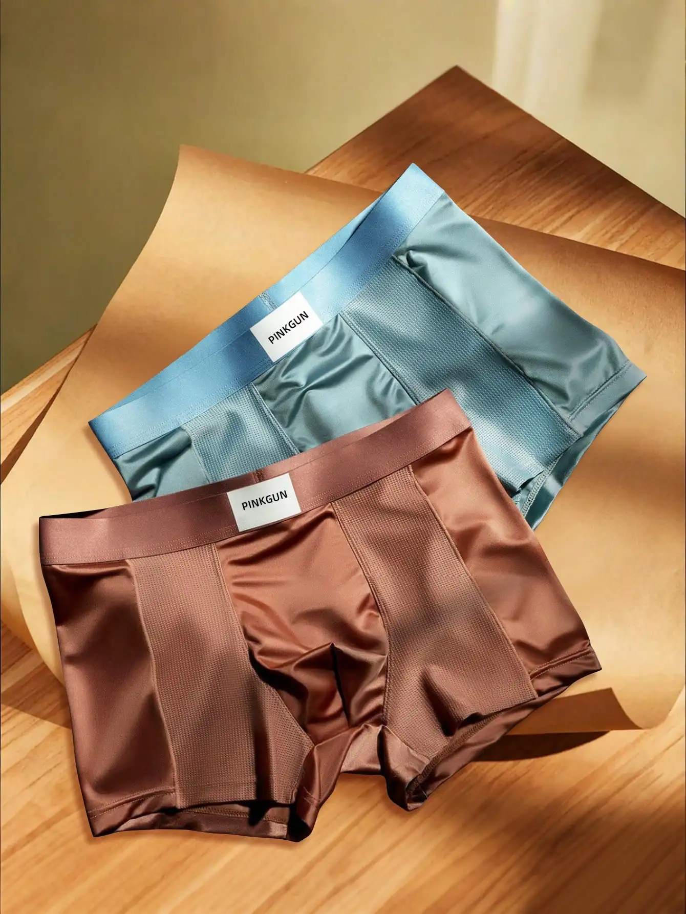 

Набор из 8 мужских трусов-боксеров: дышащие, бесшовные, с высокой эластичностью пояса, комфортное нижнее белье на все сезоны