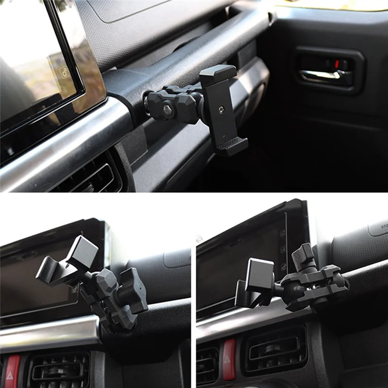 

Car Multi-Functional Bracket For Suzuki Jimny JB74 2019-2023 Mobile Phone Holder Accessories Replacement Parts 1 Piece