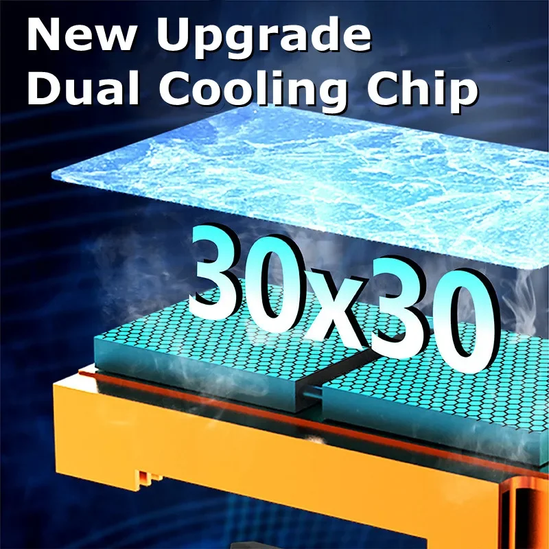 X37 Mobile Phone Turbine Icing Semiconductor Fan Radiator Back-clip  Game Cooler for IOS Samsung Xiaomi Universal Cool Heat Sink