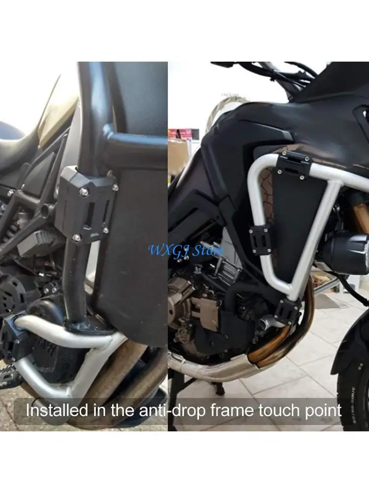 

37JE Universal Bike Crash Protectors Rubber Easy Mount Falling Crush Protectors