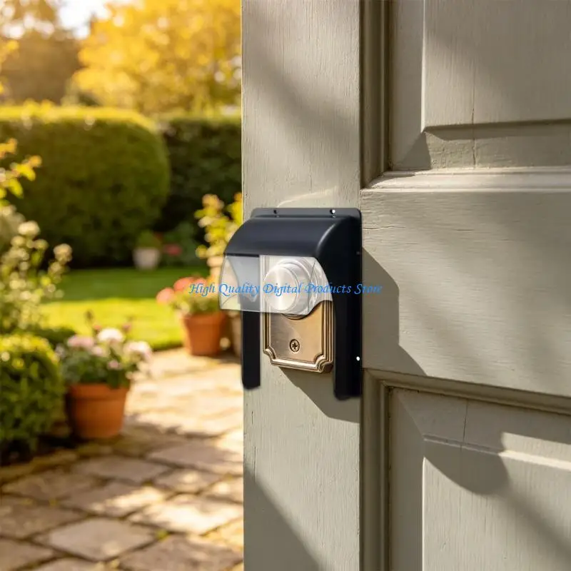 U2JE Universal Outdoor Slide Type Barrier Against Rain Sun ABS for Electronic Lock