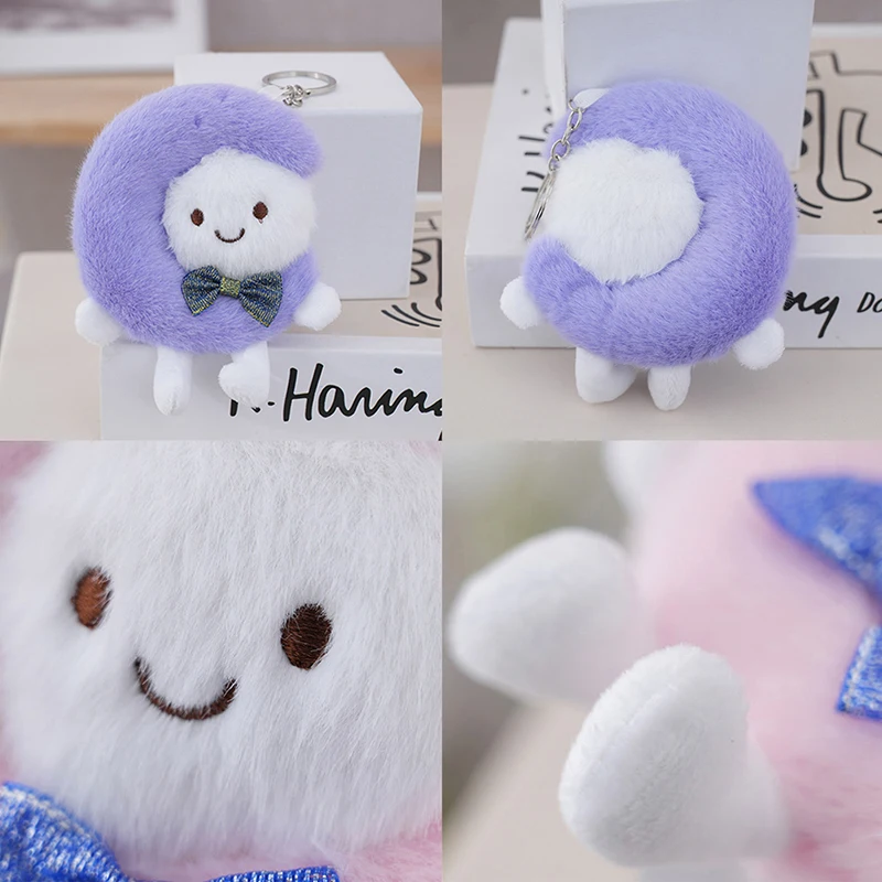 ตุ๊กตาผ้าพลัฌรูปพระจันทร์น่ารัก พวงกุญแจ ของตกแต่งกระเป๋าเป้ ของตกแต่งบ้าน ของขวัญ