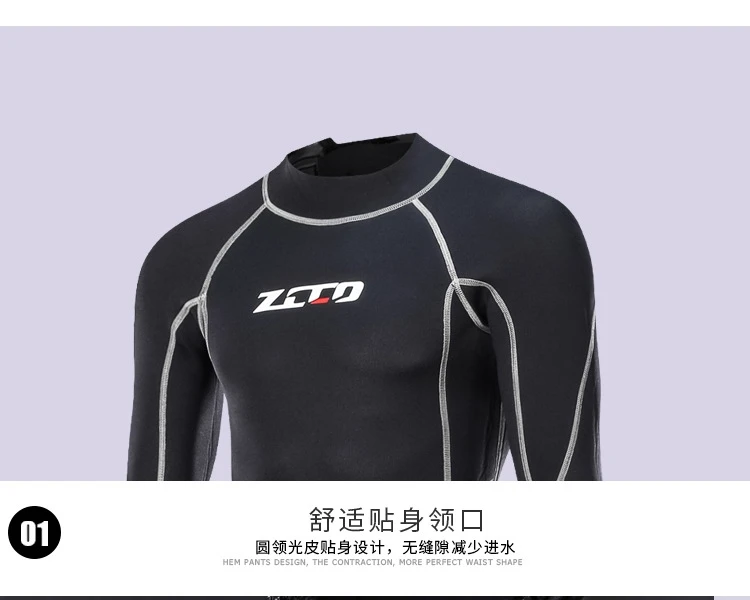 3MM Neopren Neoprenanzug Männer Frauen Surf Tauchen Anzug Ausrüstung Unterwasser Angeln Speerfischen Kitesurfen Bademode Neoprenanzug – Detail 25