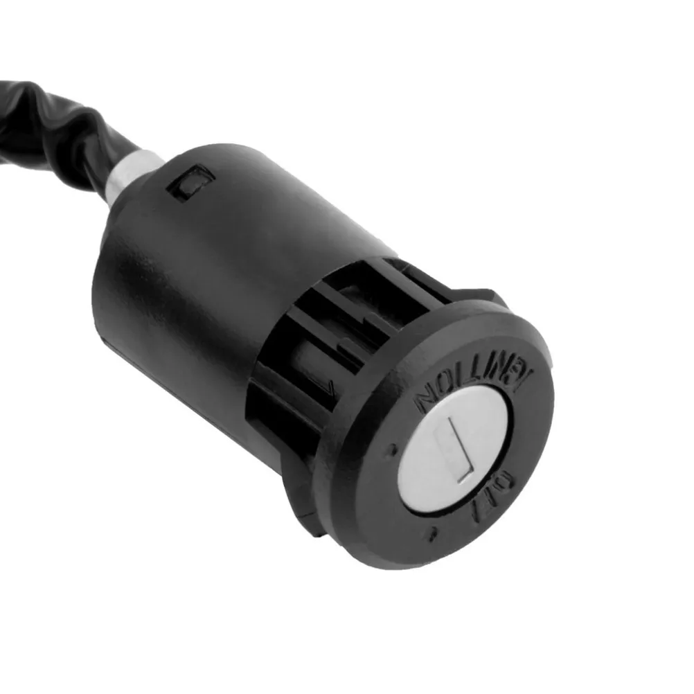 Ignition Lock Cylinder Starter Switch Plastic Key-Coded 30.5x2.5x2.5cm Includes 2 Keys Easy Install Atv Pocket Bike Dirt Bike
