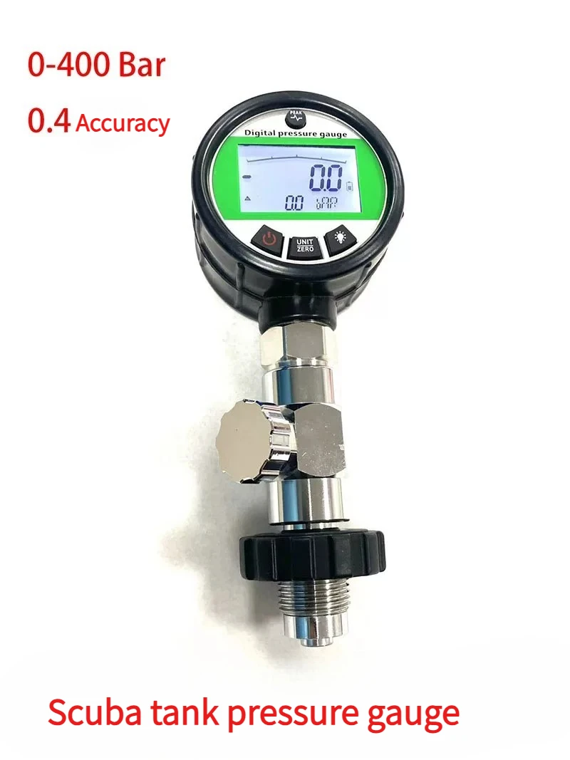 Cylinder Residual Pressure Detection, Technical Diving, Tools, Measuring Range 0-400bar