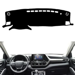 For Toyota Highlander Kluger 2020 2021 2022 2023 2024 Car Dashboard Cover Mat Pad Dash Sunshade Carpet Rug Protector Accessories