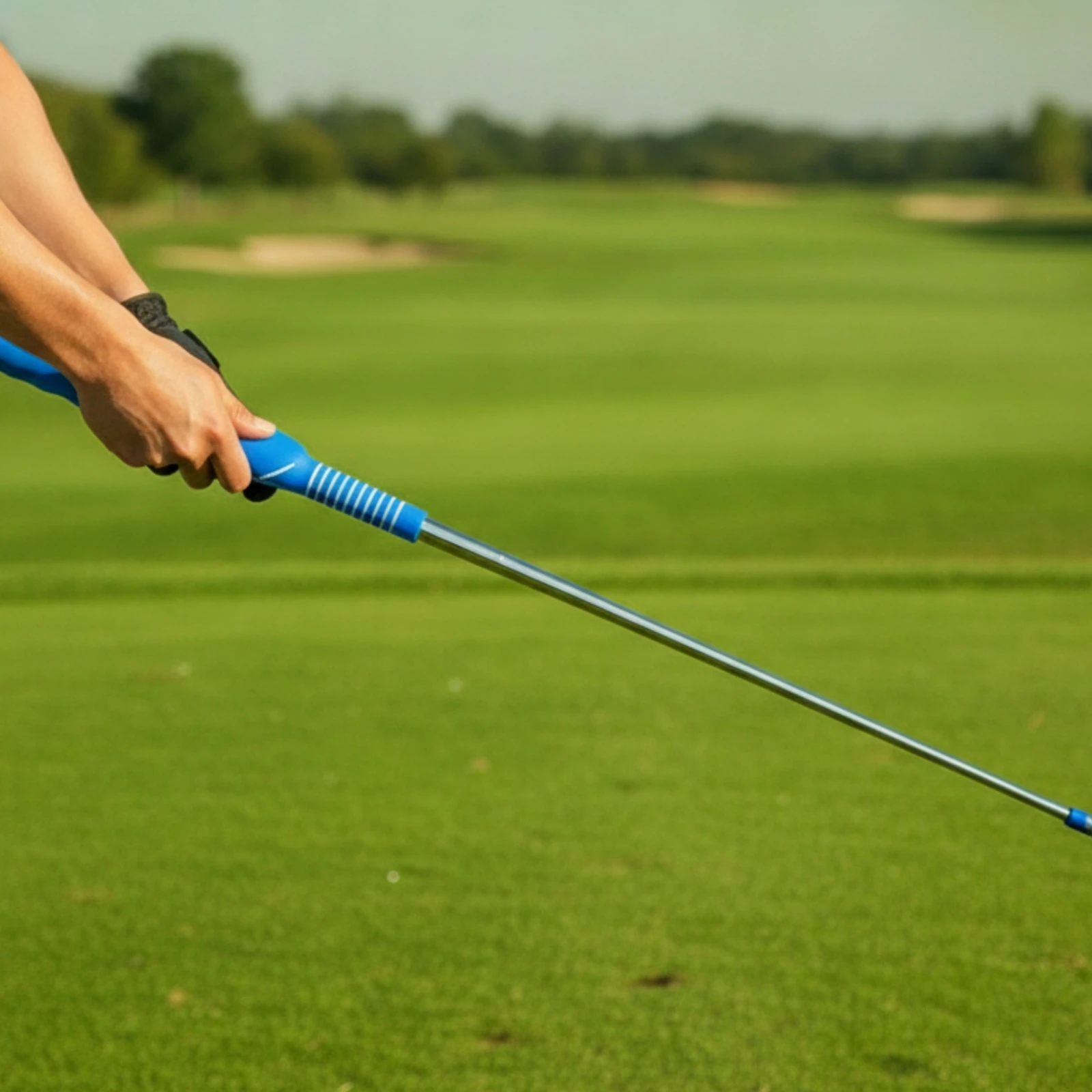 Picture 6: Compact Retractable Golf Swing Practice Aid Telescopic Golf Swing Training Stick