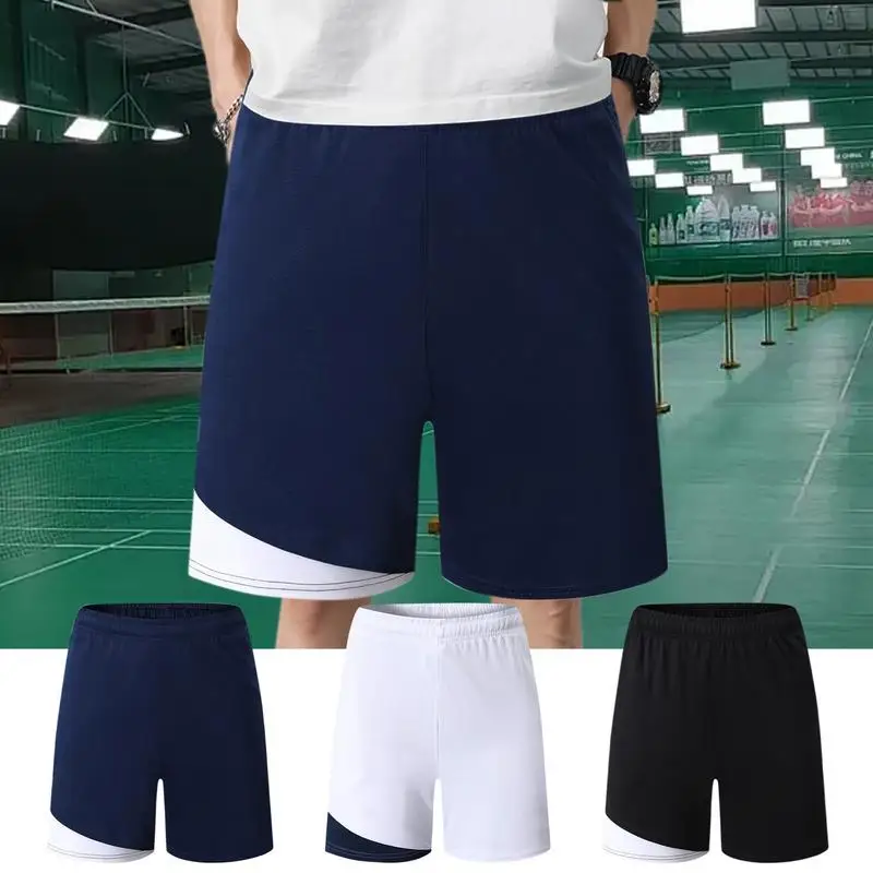 Pantalones cortos de bádminton, pantalones cortos deportivos ligeros para gimnasio, pantalones cortos de baloncesto atléticos, ropa deportiva cómoda de secado rápido, transpirable