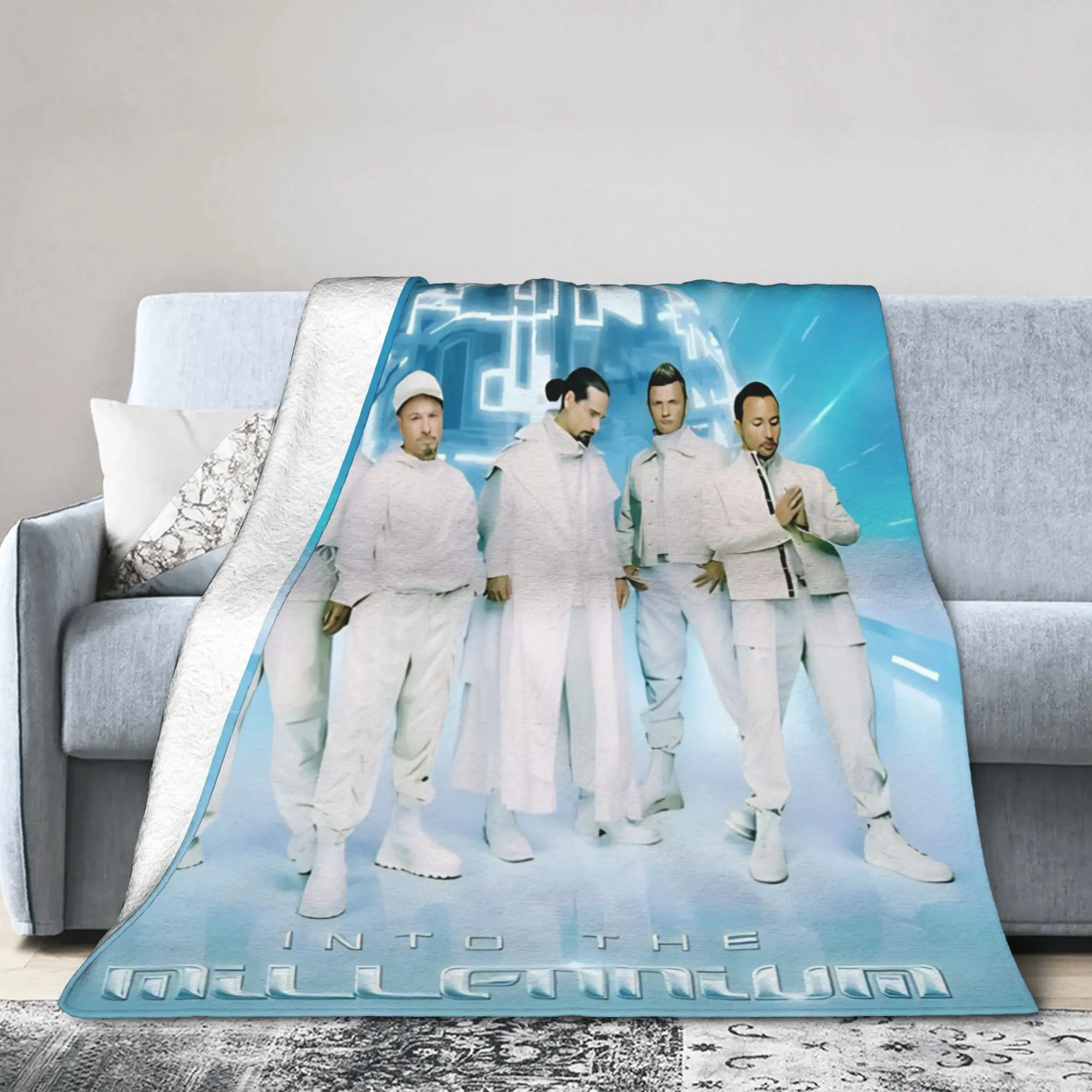 Backstreets Millenniums Tour Boy Flannel Throw Blanket Blankets for Home Travel Soft Bedding Throws