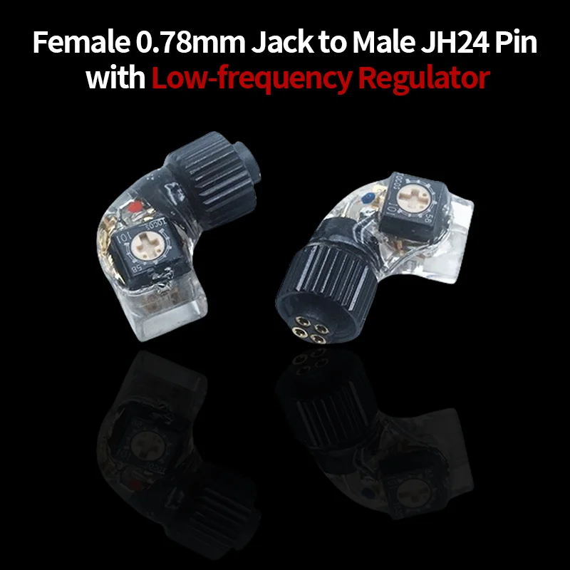 JH Audio AngieⅡ + 4ピン-MMCX変換コネクタセット JH24 to 0.78/MMCX Audio Adapter with Bass Control