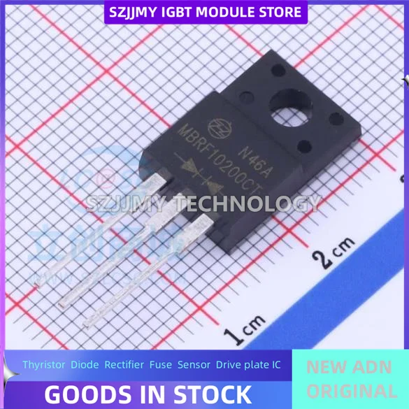 100PCS/LOT MBRF10200CT B10200G TO220F 10A200V  New Original MICRO CONTROLLER GOOD PRICE AND QUALITY