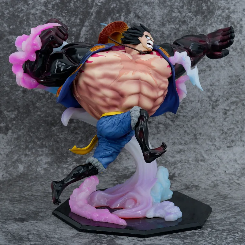 Anime One Piece Monkey D Luffy Battle Ver. Gk Gear 4 figurine modèle Collection poupées Statue jouets poupée enfants cadeaux