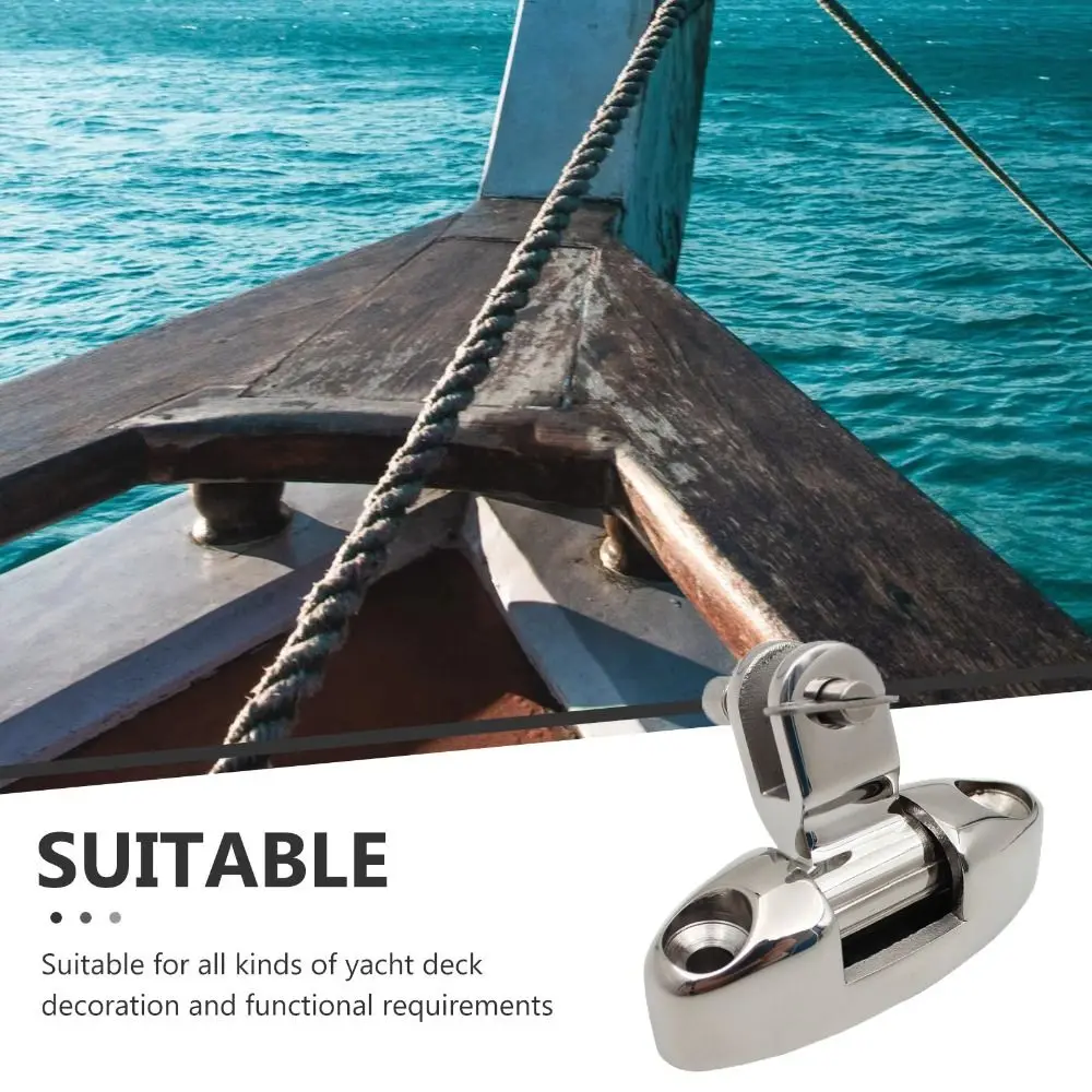 

Stainless Steel 316 Deck Hinge Heavy Duty Quick Release Swivel Mount Spring Pin Mirror Polish Marine Boat Accessories Boat