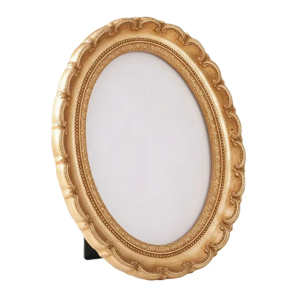 Office Display As Shown Oval Photo Frame Stylish Display For Photos Vintage Photo Frame Vintage Style Multi-functional Display
