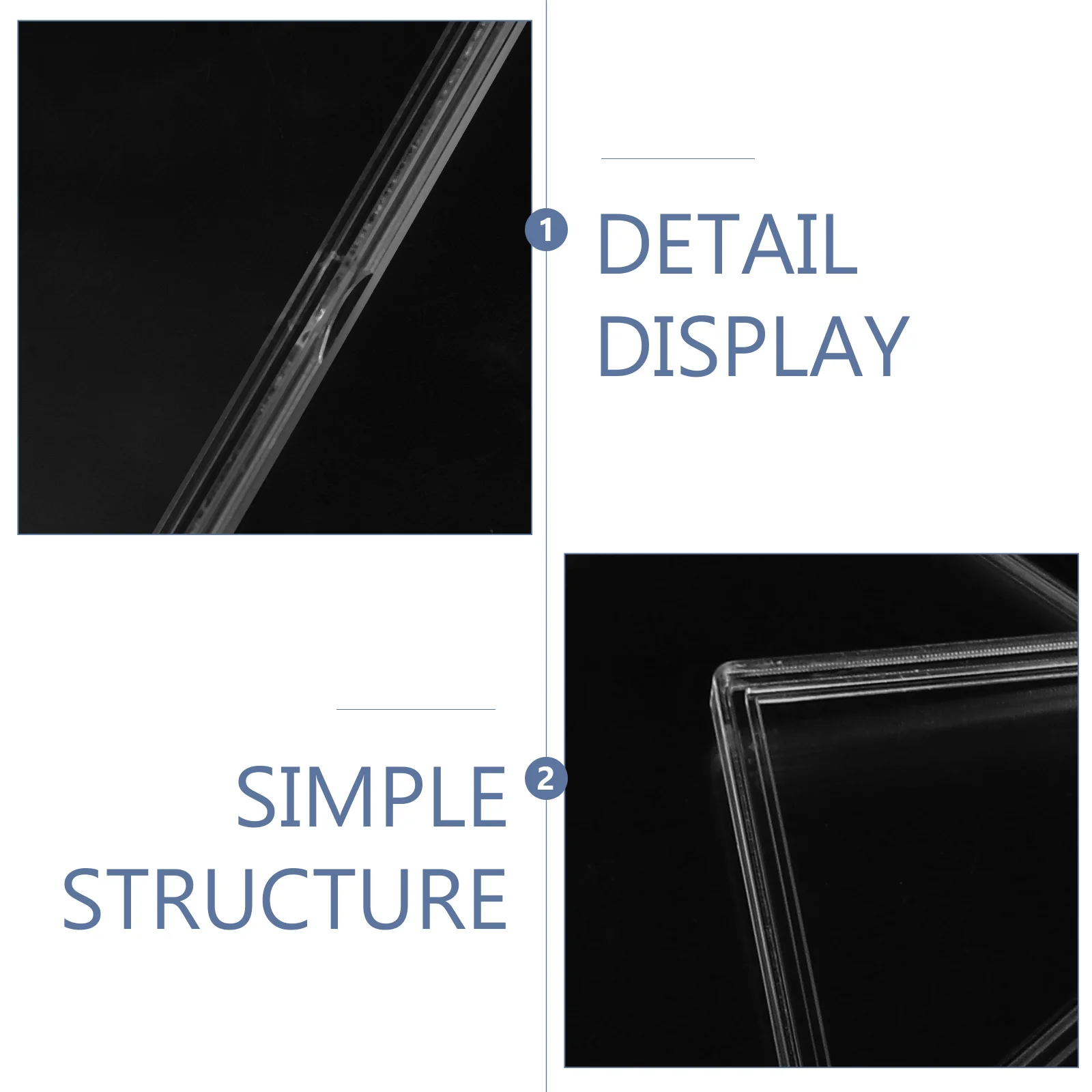 8-шт дисплей коробка для сбора банкнот защитный держатель для монет прозрачный контейнер