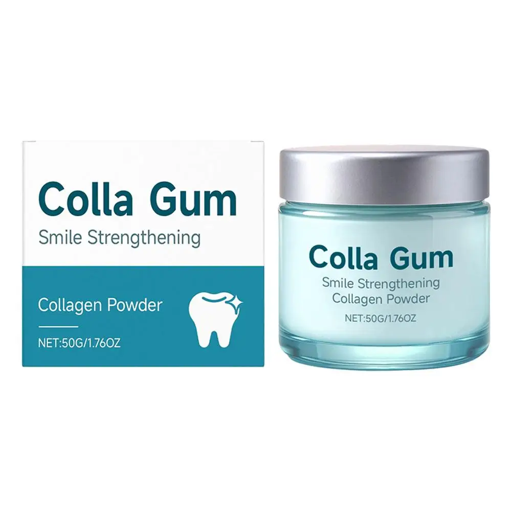 Collagen & Hydroxyapatite Tooth Powder Teeth Whitening Dental Calculus Remover Stain Removal Gum Repair Oral Hygiene Care