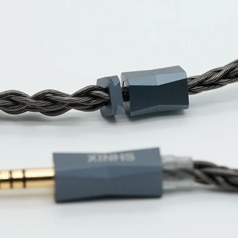 XINHS S129 Mengde Xuan 8-core Struktur Litz Kabel Peningkatan Headphone Kristal Tunggal Berlapis Tembaga dan Perak + Grafena