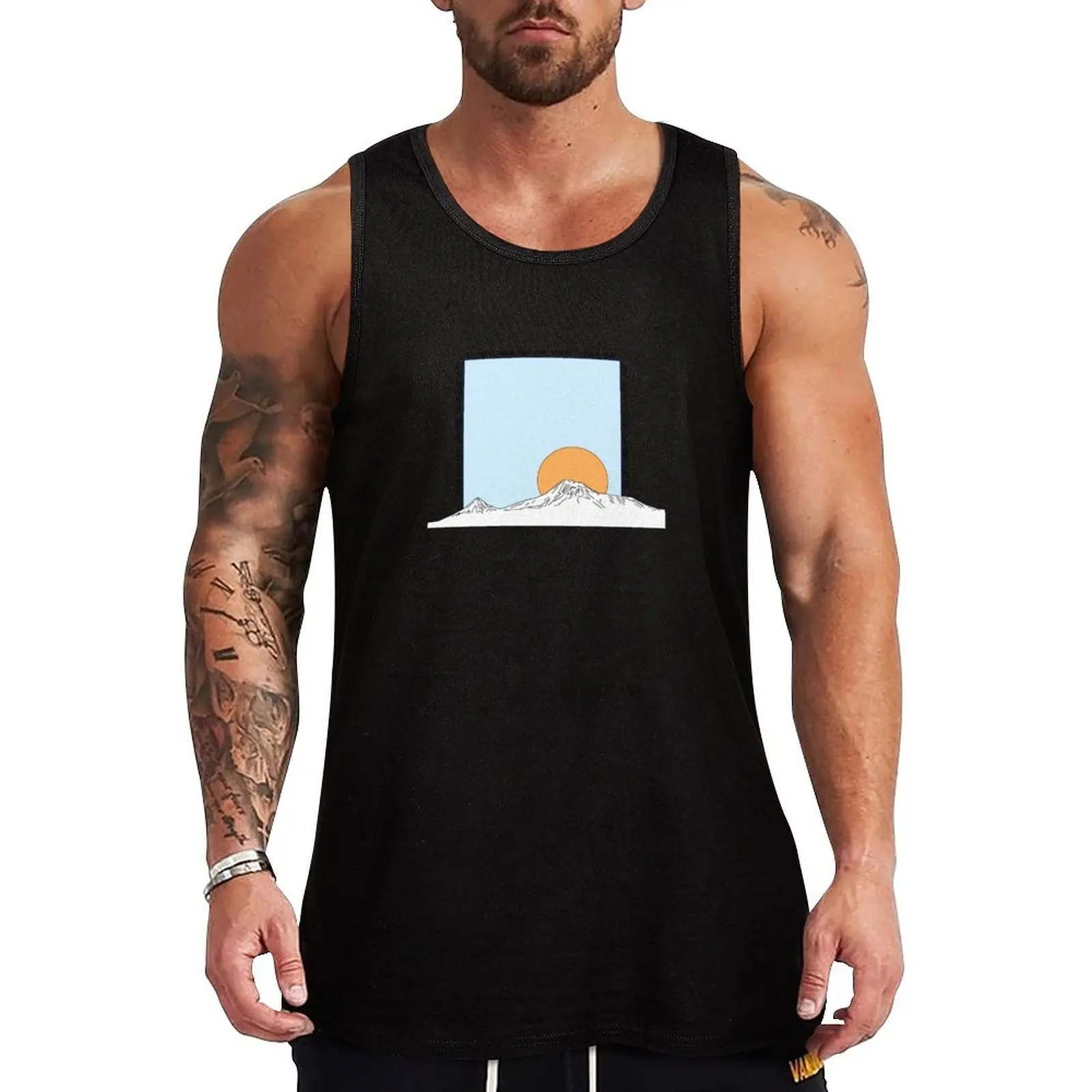 

    / WE ARE OUR MOUNTAINS Tank Top plain t-shirt summer bodybuilding men clothes Men's summer clothes 2025