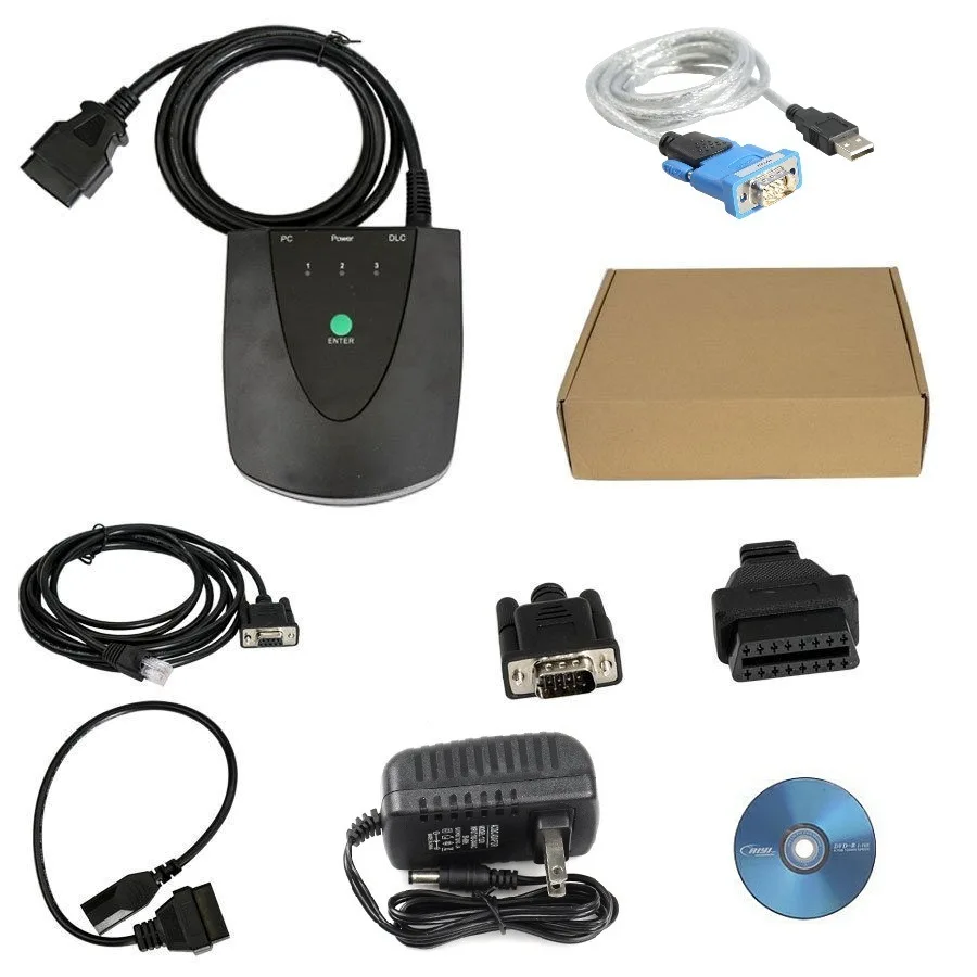 

V3.104.024/V3.103.066 Двухплатный автомобильный диагностический прибор HDS HIM с тестером линий RS232 для считывателя кодов автомобилей Honda