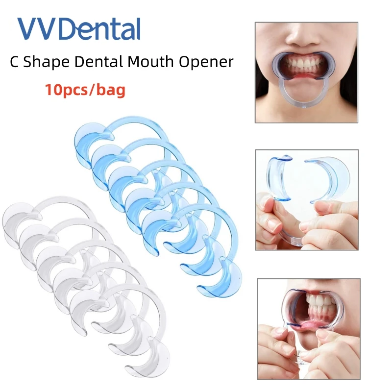 

10pcs Dental Cheek Retractor C Shape Lip Mouth Opener Intraoral Dentist Orthodontic Tool For Oral Tooth Whitening Mouth