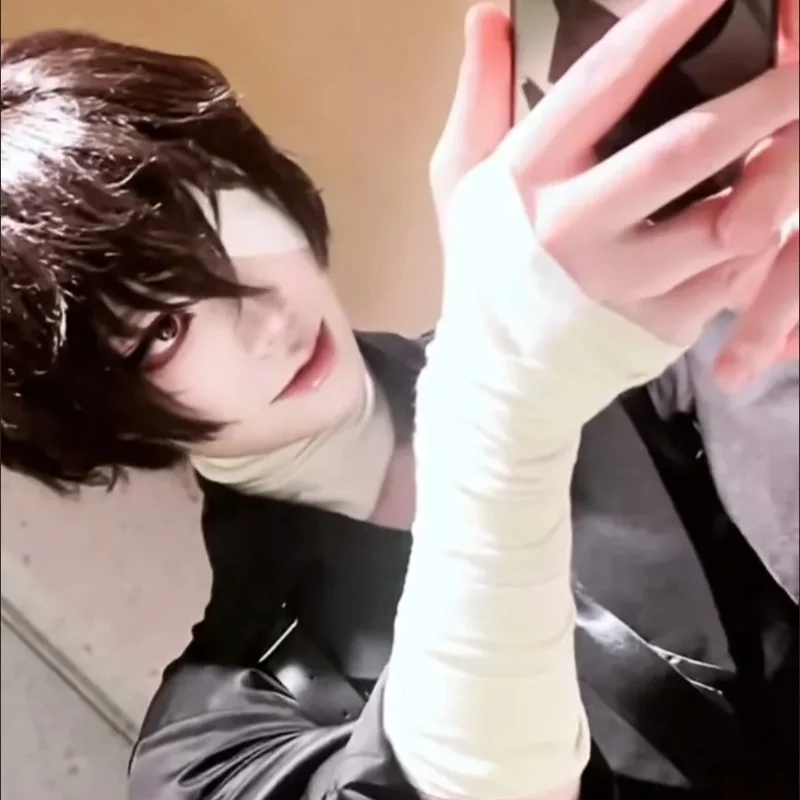 Cosplay Bandage Props Takanashi Rikka Xie Lian dazai osamu Cover Eyes Gauze Anime Roleplay Accessories for Arms Face Leg Corset - Image 2