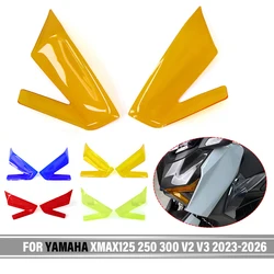 Motorcycle Front Headlight Light Lamp Screen Protector Guard Cover Acrylic Lens For YAMAHA XMAX300 XMAX250 125 V2 V3 2023-2026