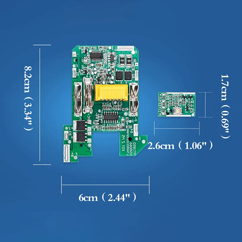 BL1830 Li-ion Battery BMS PCB Charging Protection Board For Makita 18V Power Tool BL1815 BL1860 LXT400 bl1850 Battery Status LED