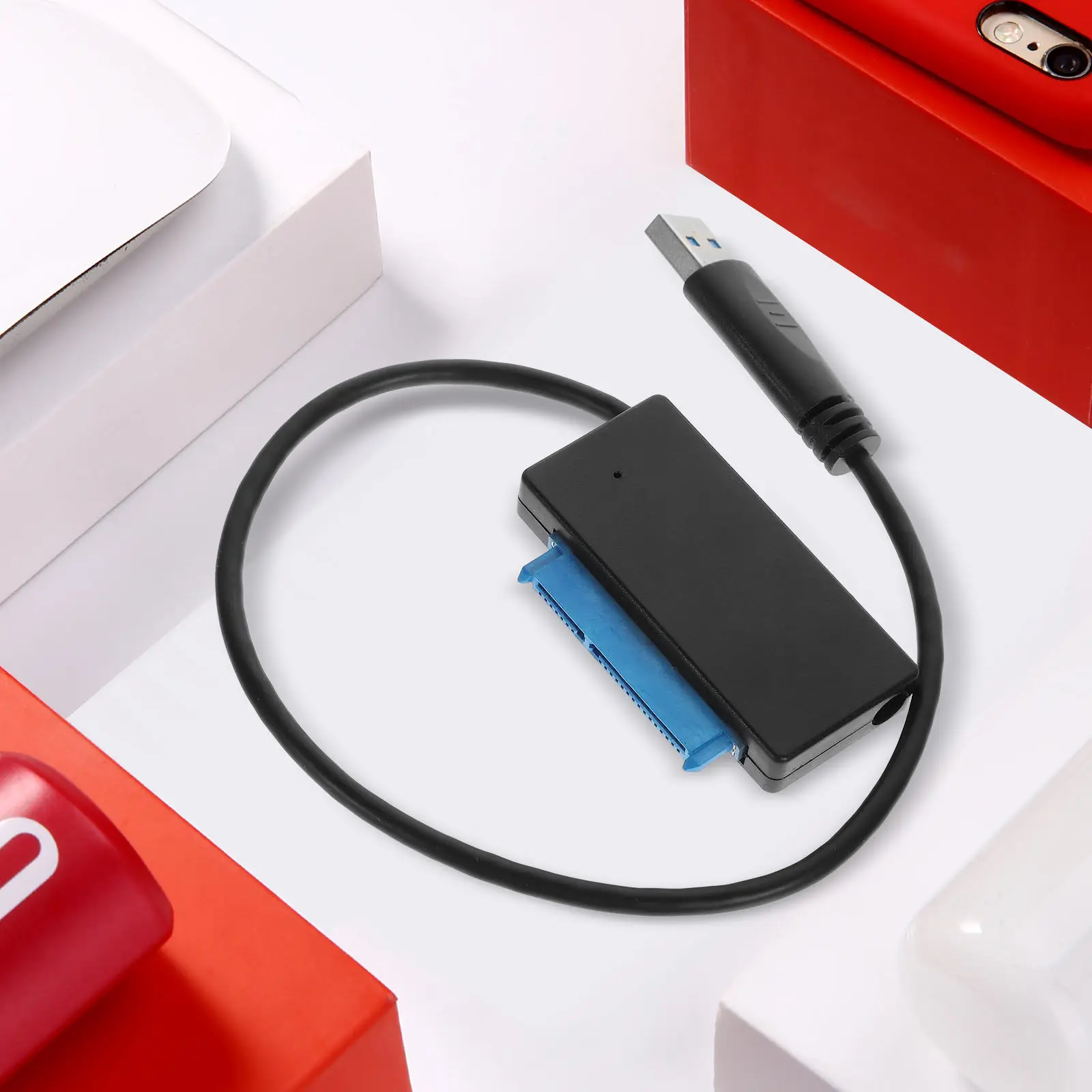 USB 3.0 to 2.5 Inch Sata Hard Drive Adapter Cable Portable Fast Transfer 144MB S Hdd SSD Converter USB Sata Adapter for Laptop